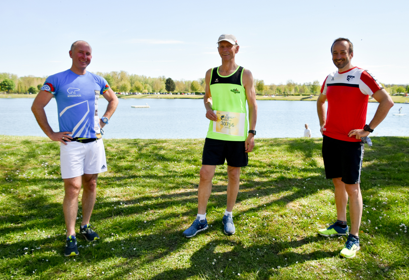 v.l.n.r. Bürgermeister Mag. David Allerstorfer – Sektionsleiter Johann Haslmayr – Sportunion-Obmann Mag. Harald Danninger